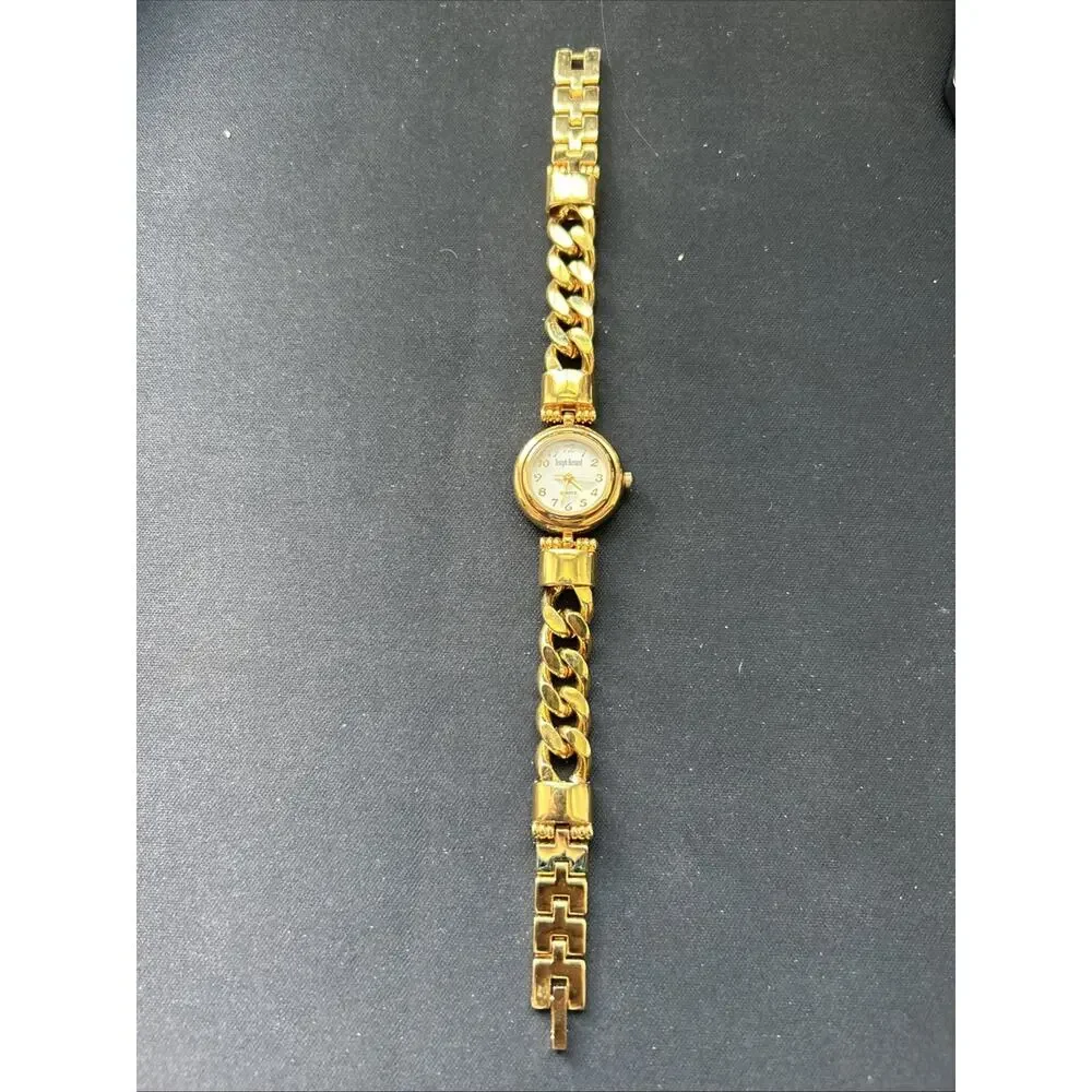 Joseph Benard Gold Tone White Dial Women’s Quartz Watch